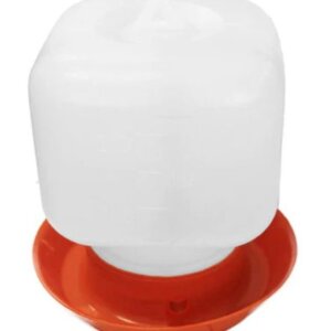 BEBEDERO QUADRA BLANCO NARANJA 3 LT