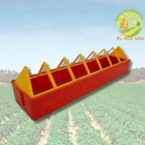 COMEDERO LINEAL PLASTICO  CON REJILLA 33 CMS