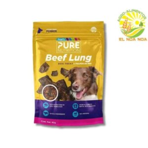 PURE N BEEF LUNG FOR DOG 60 AMARILLO-MORADO
