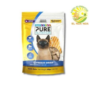 PURE N LIOFILIZADO DE POLLO P GATO CHICKEN BREAST FOR CAT 85GRS AMARILLO