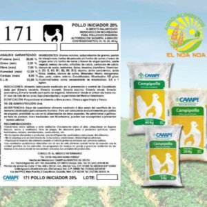 POLLO INICIO 20% 40 KG.