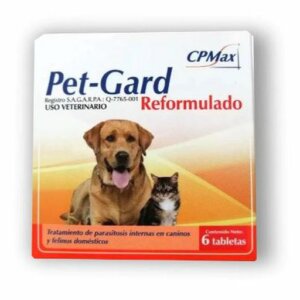 PET GARD REFORMULADO  6 TABLETAS DE 400 mg c/u