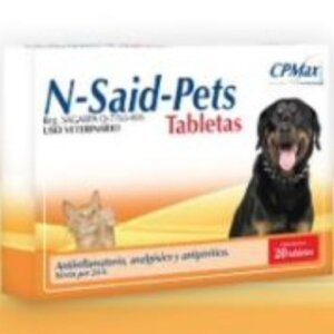N-SAID PETS 20 TABLETAS 350 MG ¢/U