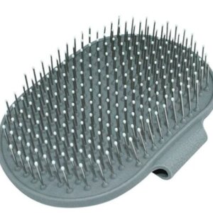 ALMOHAZA CEPILLO PARA MASCOTA DE CAUCHO CERDAS METALICAS