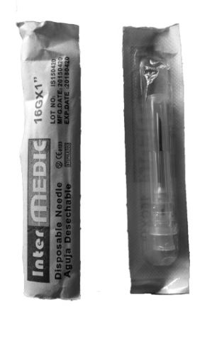 AGUJA INTER MEDIC 16 X 1 .X  PZA