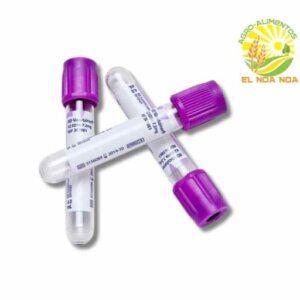 TUBO VACUTAINER C/EDTA-K2 T/LILA 13X75MM 4.0ML X PIEZA