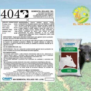 SEMENTAL ROLADO 16% 40 KG