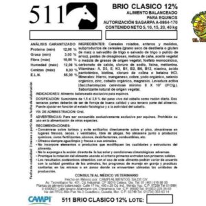 BRIO CLASICO 12% 40 KG