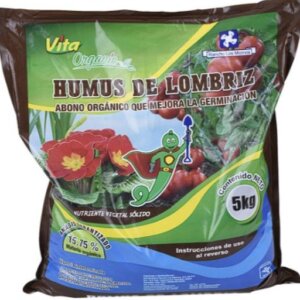 HUMUS DE LOMBRIZ DE 5 KG