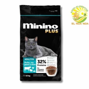 MININO PLUS BULTO DE 10 KGS PREMIUM PARA GATOS