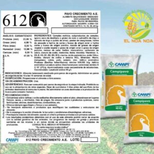 PAVO CRECIMIENTO 22% 1 KG