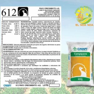 PAVO CRECIMIENTO 22%