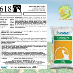 PAVO CRECIMIENTO MG 40 KG