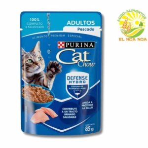 POUCH CAT CHOW GATOS PESCADO 85GRS ALIMENTO HUMEDO