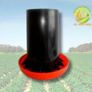 COMEDERO COLGANTE DE 10 KG. MANUAL NEGRO