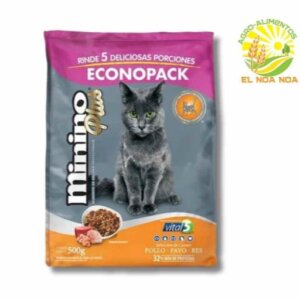 MININO PLUS GATO ADULTO ECONOPACK DE 500GRS