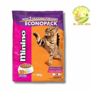 MININO ADULTO ALIMENTO GATOS ECONOPACK 500 GRS