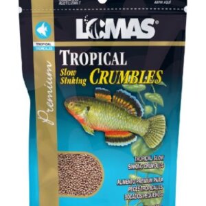 TROPICAL SLOW SINKING CRUMBLES MINI PELLETS PECES TROPICALES DE 350 GRS