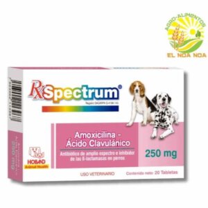 SPECTRUM AMOXICICLINA CON ACIDO CLAVULANICO DE 250MG X TABLETA