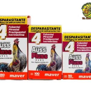 AUSS PLUS DESPARACITANTE DE 50 TABLETAS MAVER