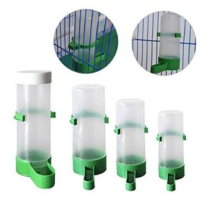 COMEDERO BEBEDERO PARA AVES CHICO 3 X 9 CMS PARA EXTERIOR DE JAULA AJUSTABLE