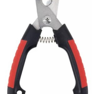 CORTA UÑAS  PARA PERRO NEGRO-ROJO