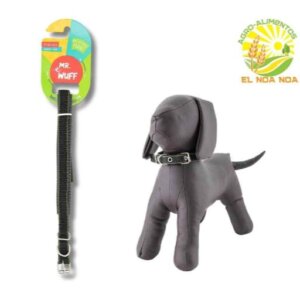 COLLAR  PARA PERRO NEGRO  EXTRA GRANDE MR WUFF