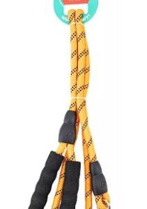 CORREA  PARA PERRO USO RUDO COLOR ROJO CEDA TRENSADA CON REFLEJANTE DE 1.50 MT MR WUFF