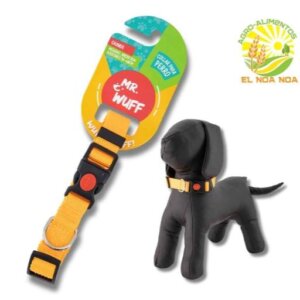 COLLAR PARA PERRO  NARANJA EXTRA  GRANDE MR WUFF