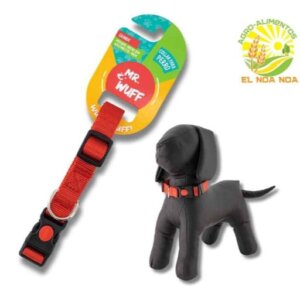 COLLAR  PARA PERRO ROJO  EXTRA GRANDE MR WUFF