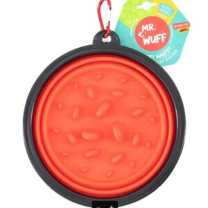 PLATO RETRACTIL INTERACTIVO GRANDE ROJO MR. WUFF