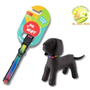 COLLAR  PARA PERRO  MULTICOLOR  GRANDE MR WUFF