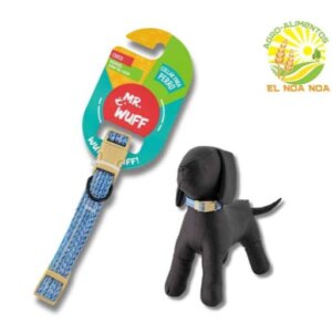 COLLAR  PARA PERRO AZUL  GRANDE MR WUFF