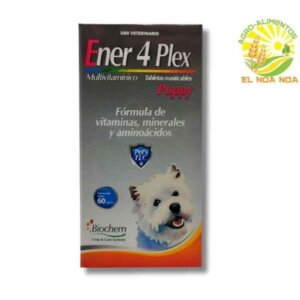 ENER 4 PLEX PUPPY MULTIVITAMINICO PARA CACHORROS 60 TABLETAS MASTICABLES