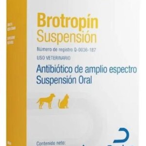 BROTROPIN SUSPENSION ORAL 50 ML TRIMETROPIM- SULFAMETAXOL PARA PERROS Y GATOS