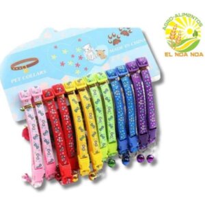 COLLAR HUESITO DEC COLORES CASCABEL *PET COLLARS*