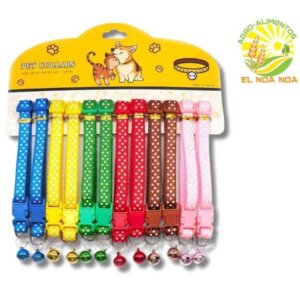 COLLAR PERRITO DEC CASCABEL COLORES *PET COLLARS*
