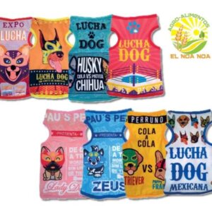 CAMISETA DEPORTIVA PARA PERROS Y GATOS MODELO BSQUET FORMULA 1 O LUCHA LIBRE TALLA 0  Y TALLA 1 CHIHUAHUA