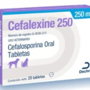 CEFALEXINE DE 250 MG POR TABLETA