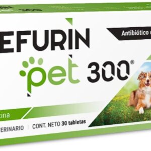CEFURIN PET 300 MG 30 TAB POR TABLETA , CEFALEXINA