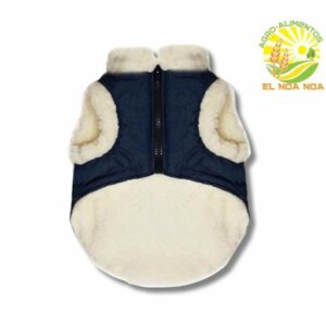 CHAMARRA DE MEZCLILLA O CHALECO BORREGA PARA PERRO TALLAS SURTIDAS