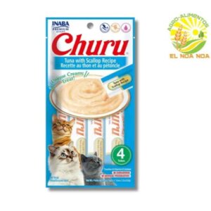 CHURU TUNA WHIT SCALLOP PZA.  TUBO PREMIO PARA GATOS