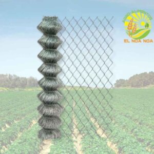 MALLA CICLONICA CAL. 13 DE 2 X 20 MTS ABERTRA 69MM PLATEADA