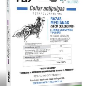 COLLAR ANTIPULGAS PARA PERRO MEDIANO