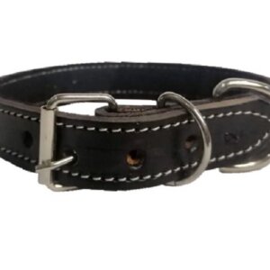 COLLAR MEDIANO PIEL HUESITOS + VASQUEZ +