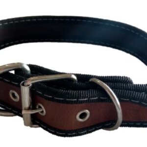 COLLAR PERRO PIEL CON RIBETE #6 EXTRA GRANDE