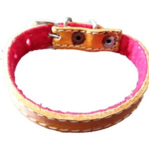 COLLAR PERRO PIEL SERGIO CON FELPA O SIN FELPA NUM 1