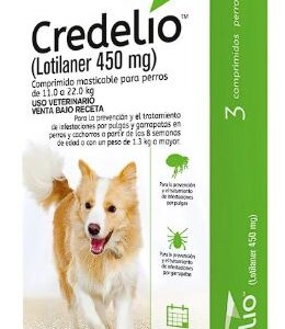 CREDELIO TABLETAS DE 450MG PERRO 11 A 22 KGS X TABLETA