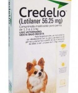 CREDELIO TABLETAS 56.25 MG PERRO 1.3 A 2.5KGS X TABLETA