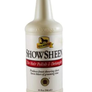SHOWSHEEN ABSORBINE 950 ML  *DESENRREDA EL PELO DE LA CREEL Y COLA DE CABALLO, CERA PELO